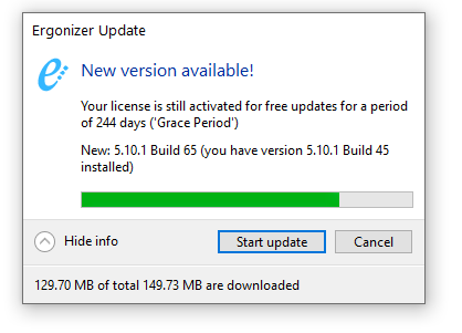 Download dialog